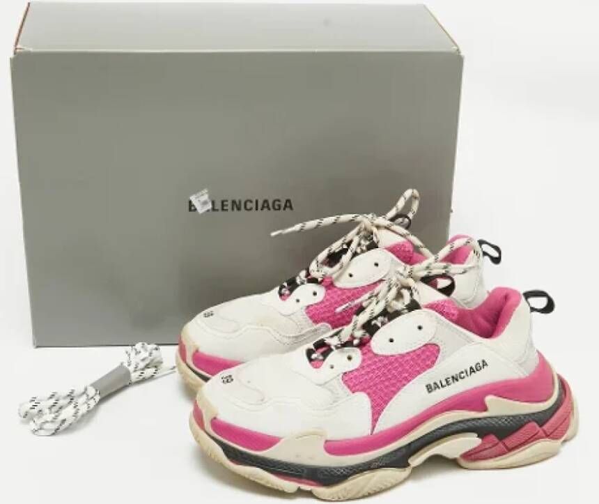 Balenciaga Vintage Pre-owned Leather sneakers Multicolor Dames