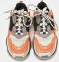 Balenciaga Vintage Pre-owned Leather sneakers Orange Dames - Thumbnail 3