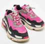 Balenciaga Vintage Pre-owned Leather sneakers Pink Dames - Thumbnail 4