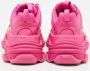 Balenciaga Vintage Pre-owned Leather sneakers Pink Dames - Thumbnail 4
