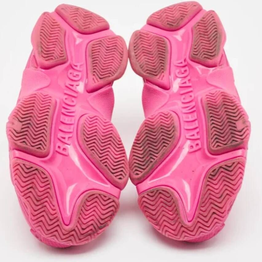 Balenciaga Vintage Pre-owned Leather sneakers Pink Dames