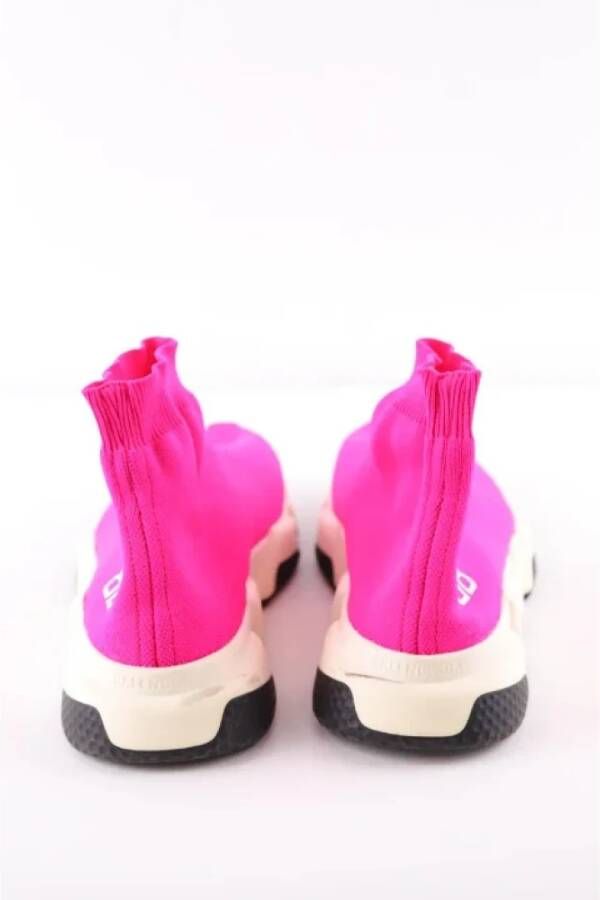 Balenciaga Vintage Pre-owned Leather sneakers Pink Dames