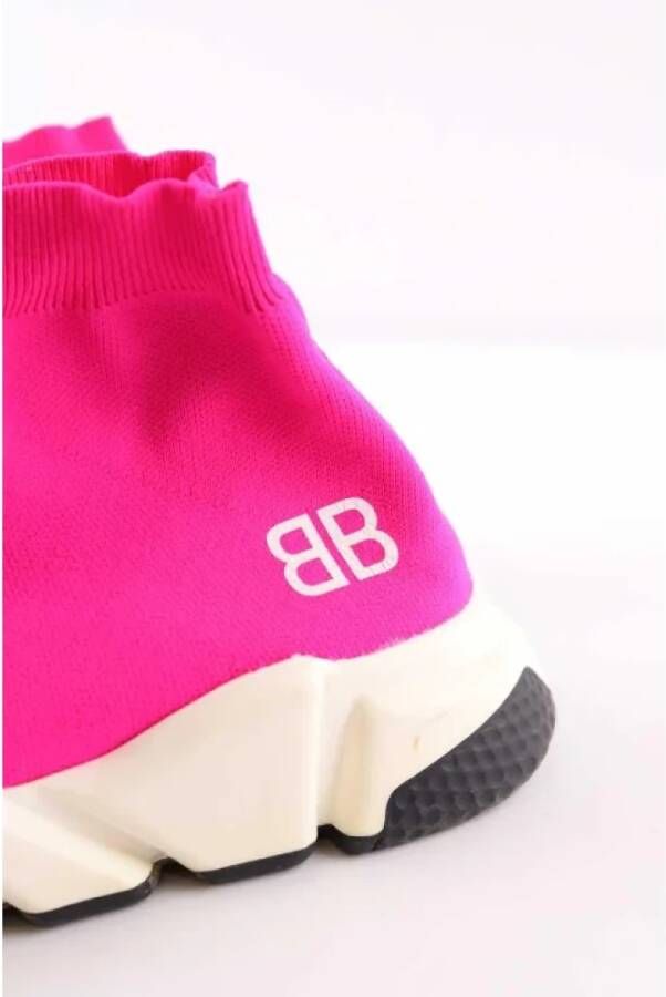 Balenciaga Vintage Pre-owned Leather sneakers Pink Dames