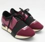 Balenciaga Vintage Pre-owned Leather sneakers Purple Dames - Thumbnail 4