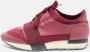 Balenciaga Vintage Pre-owned Leather sneakers Red Dames - Thumbnail 2