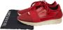 Balenciaga Vintage Pre-owned Leather sneakers Red Dames - Thumbnail 7