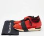 Balenciaga Vintage Pre-owned Leather sneakers Red Dames - Thumbnail 9