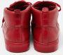 Balenciaga Vintage Pre-owned Leather sneakers Red Dames - Thumbnail 5