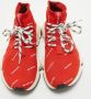 Balenciaga Vintage Pre-owned Leather sneakers Red Dames - Thumbnail 2