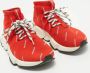 Balenciaga Vintage Pre-owned Leather sneakers Red Dames - Thumbnail 3