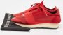 Balenciaga Vintage Pre-owned Leather sneakers Red Dames - Thumbnail 8