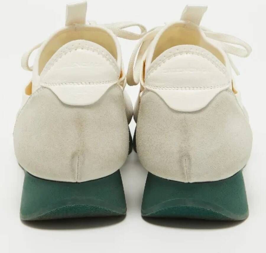 Balenciaga Vintage Pre-owned Leather sneakers White Dames