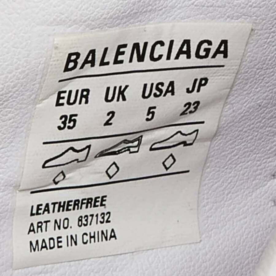 Balenciaga Vintage Pre-owned Leather sneakers White Dames