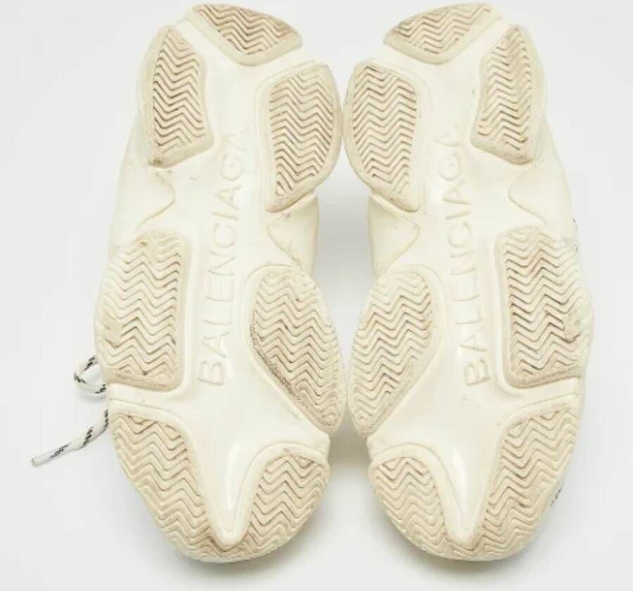 Balenciaga Vintage Pre-owned Leather sneakers White Dames