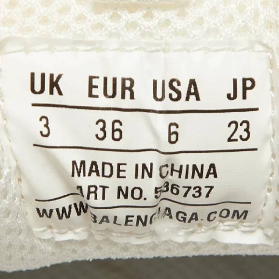 Balenciaga Vintage Pre-owned Leather sneakers White Dames