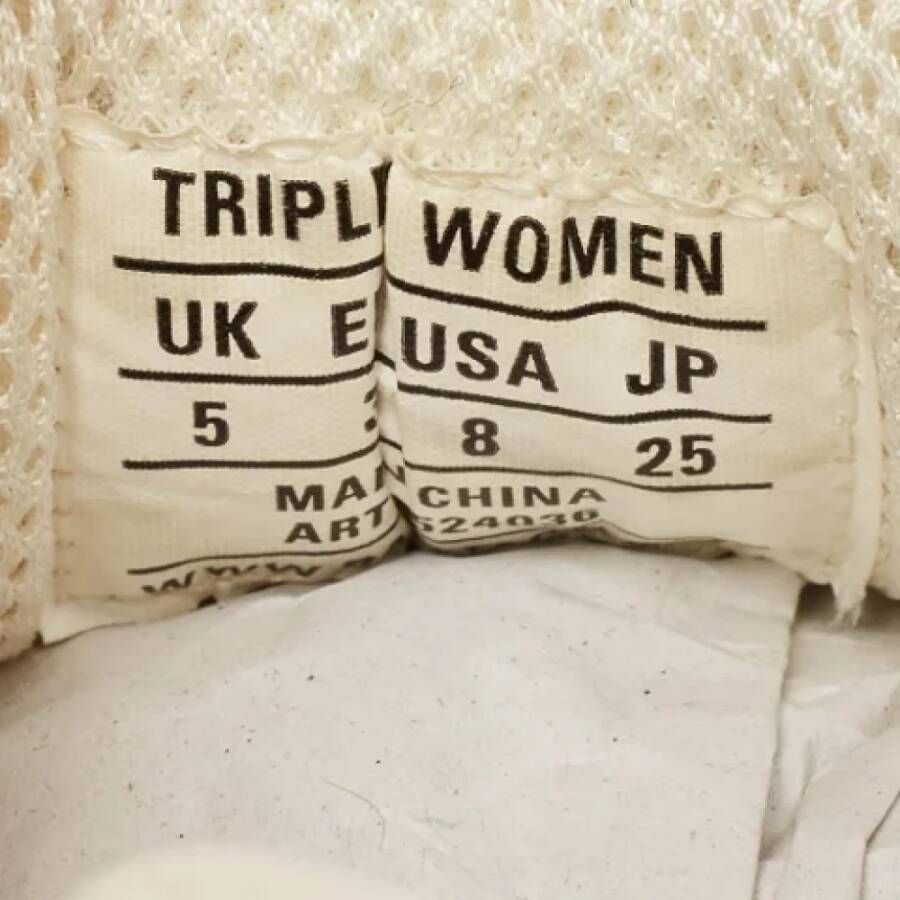Balenciaga Vintage Pre-owned Leather sneakers White Dames