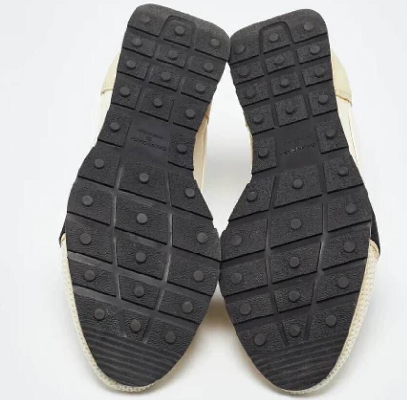 Balenciaga Vintage Pre-owned Leather sneakers White Dames