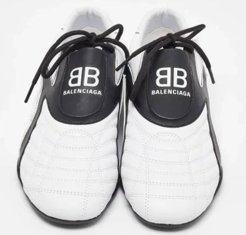 Balenciaga Vintage Pre-owned Leather sneakers White Dames