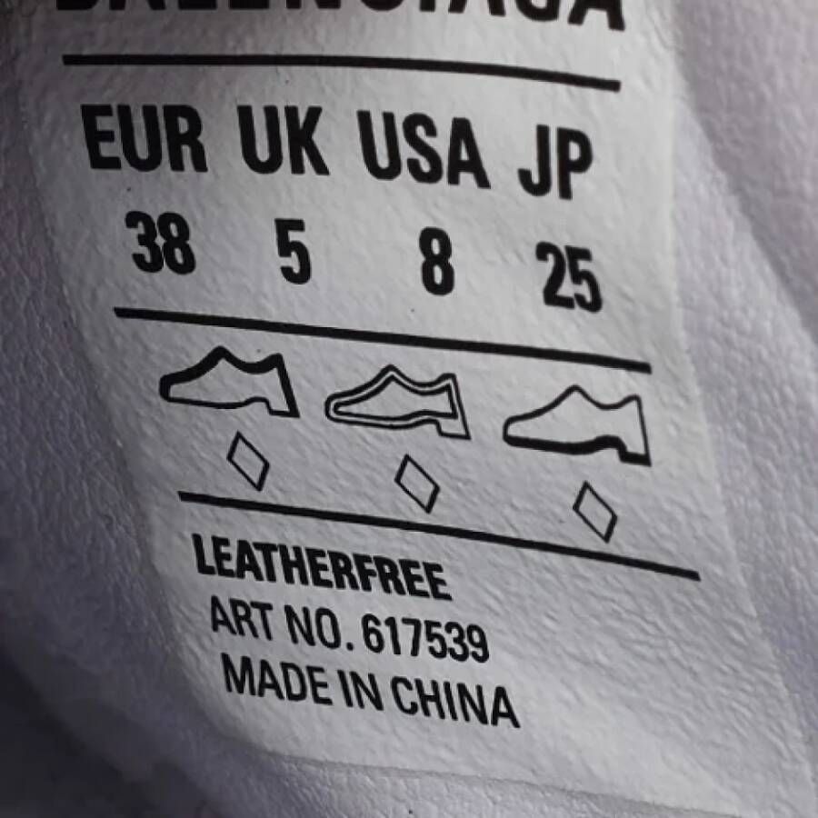 Balenciaga Vintage Pre-owned Leather sneakers White Dames