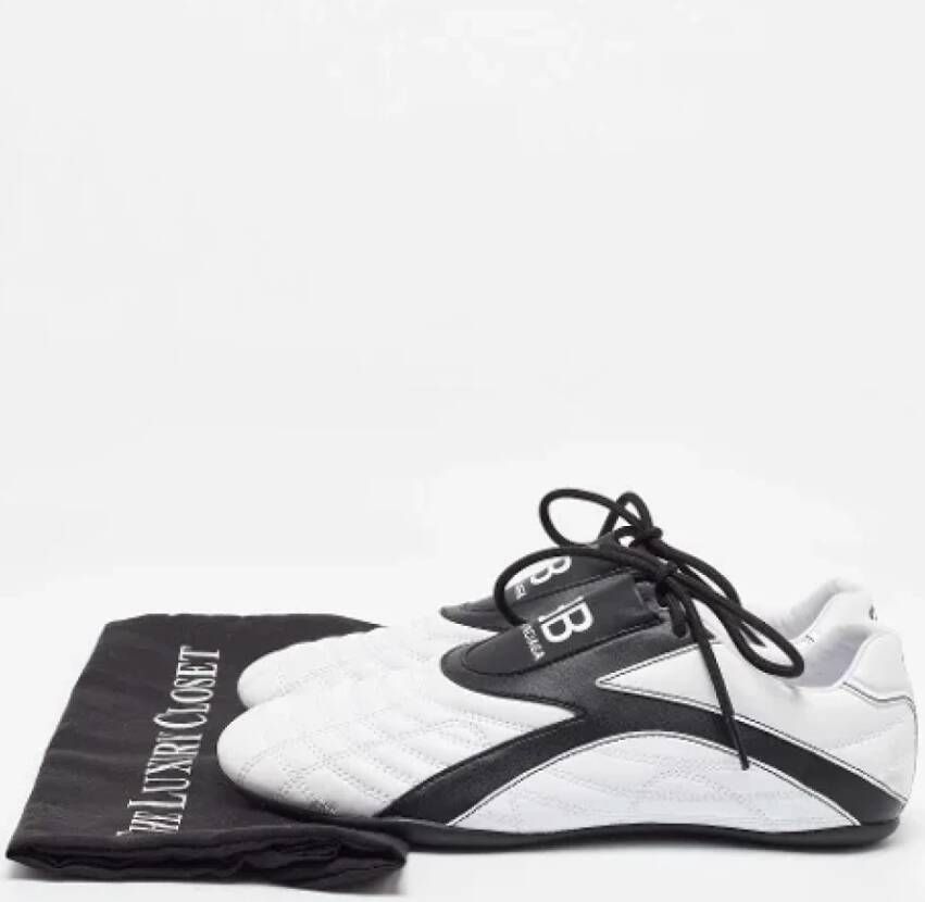 Balenciaga Vintage Pre-owned Leather sneakers White Dames