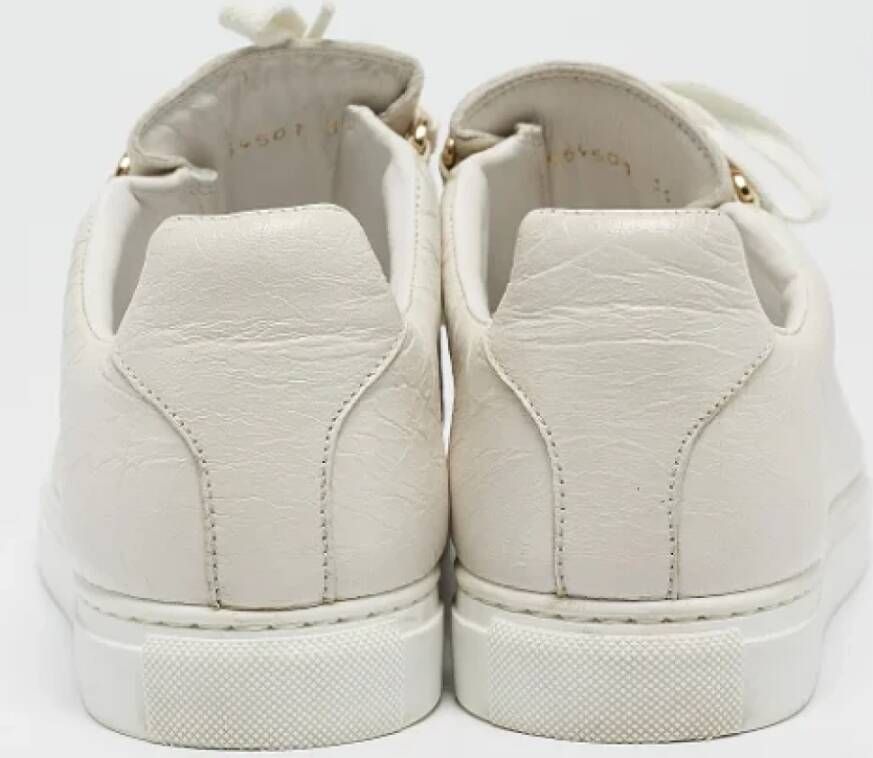 Balenciaga Vintage Pre-owned Leather sneakers White Dames