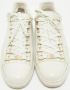 Balenciaga Vintage Pre-owned Leather sneakers White Heren - Thumbnail 3