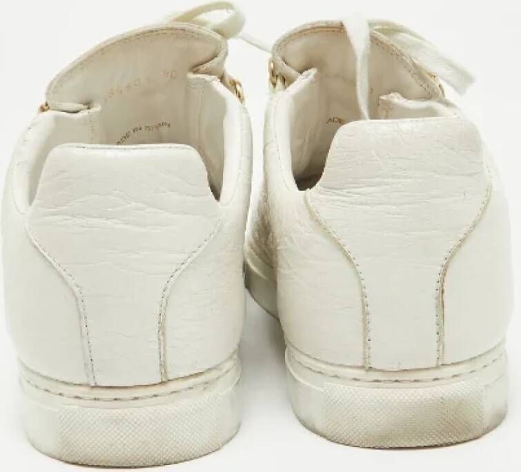 Balenciaga Vintage Pre-owned Leather sneakers White Heren