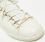 Balenciaga Vintage Pre-owned Leather sneakers White Heren - Thumbnail 7