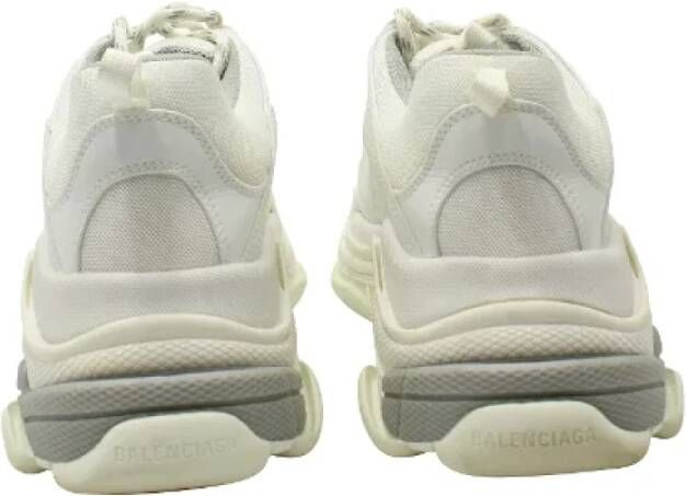 Balenciaga Vintage Pre-owned Leather sneakers White Heren