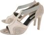 Balenciaga Vintage Pre-owned Mesh sandals Gray Dames - Thumbnail 3