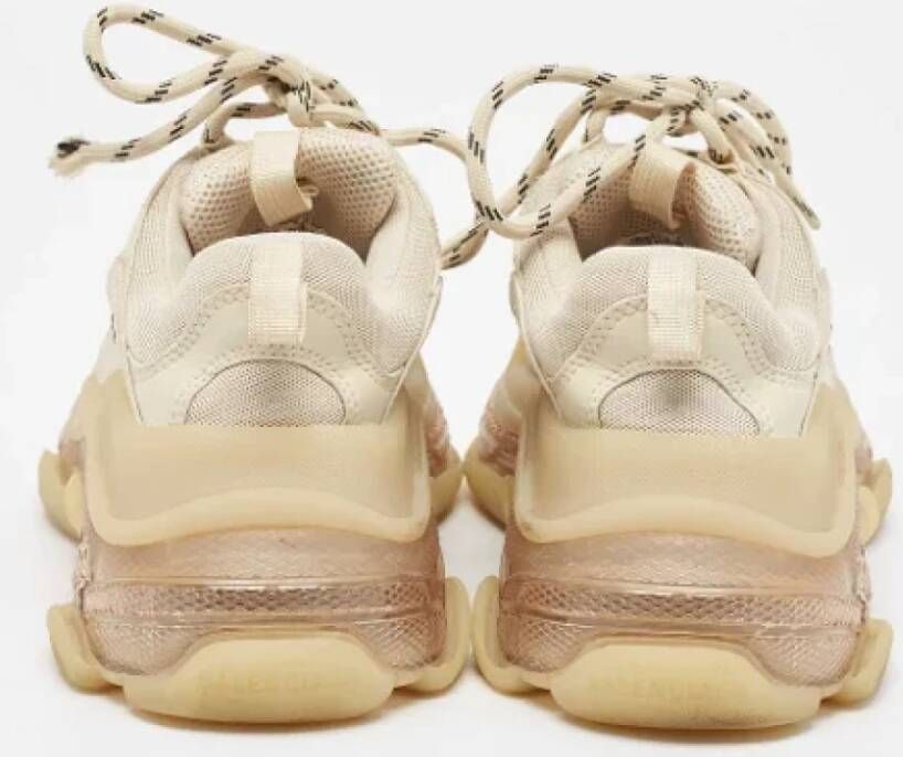 Balenciaga Vintage Pre-owned Mesh sneakers Beige Dames