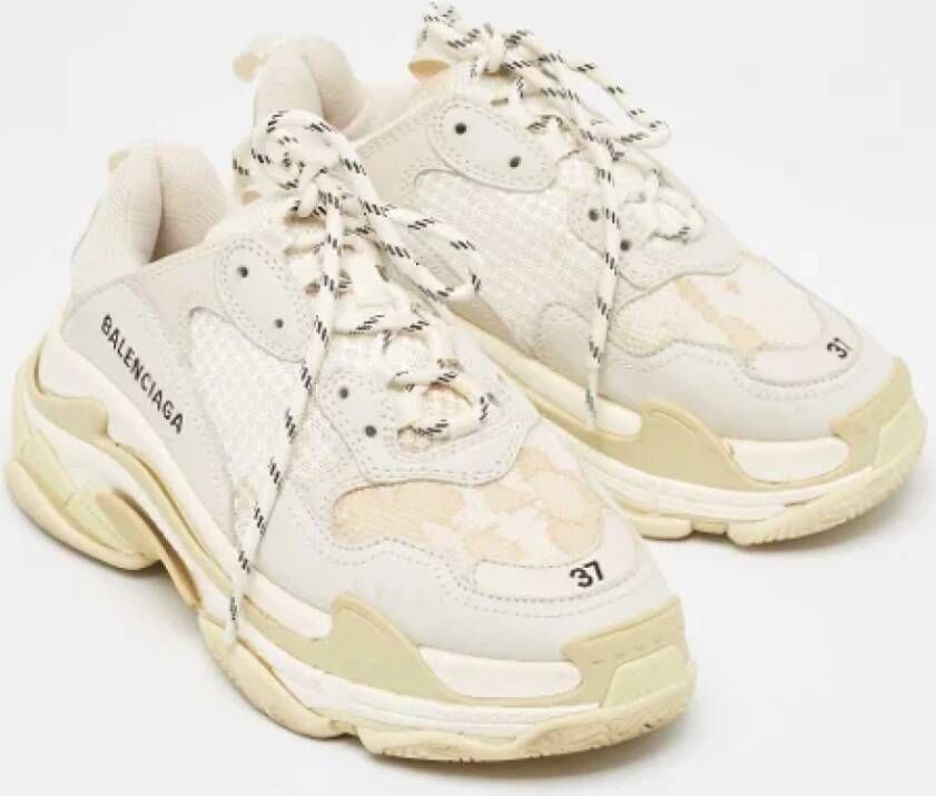 Balenciaga Vintage Pre-owned Mesh sneakers Gray Dames