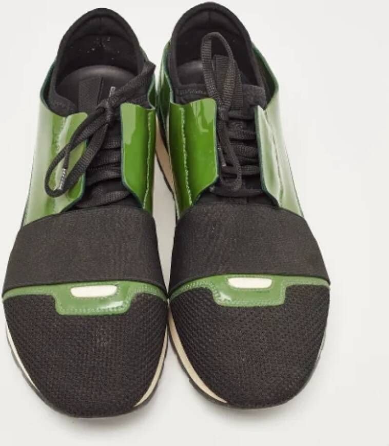 Balenciaga Vintage Pre-owned Mesh sneakers Green Dames