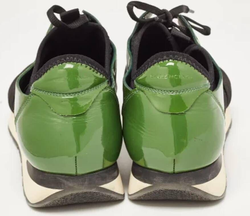 Balenciaga Vintage Pre-owned Mesh sneakers Green Dames