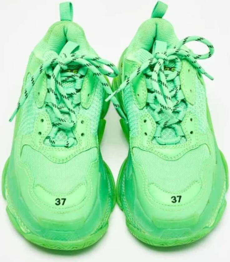 Balenciaga Vintage Pre-owned Mesh sneakers Green Dames