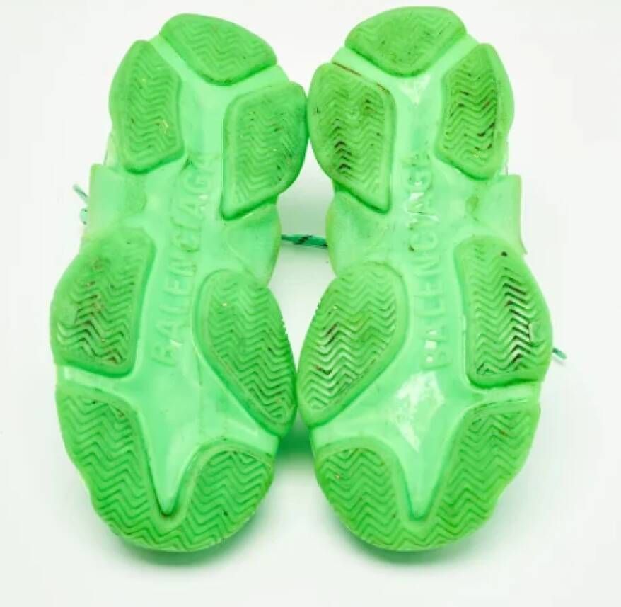 Balenciaga Vintage Pre-owned Mesh sneakers Green Dames