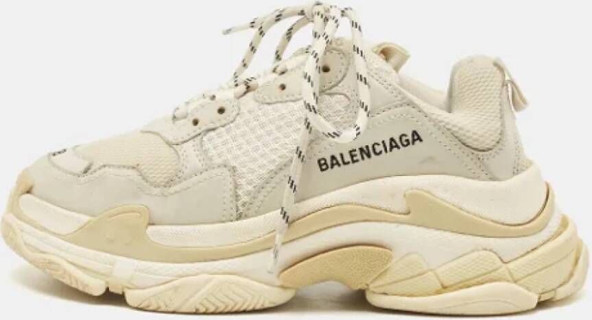 Balenciaga Vintage Pre-owned Mesh sneakers White Dames