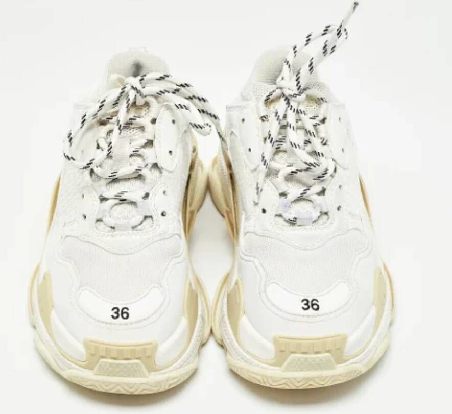 Balenciaga Vintage Pre-owned Mesh sneakers White Dames