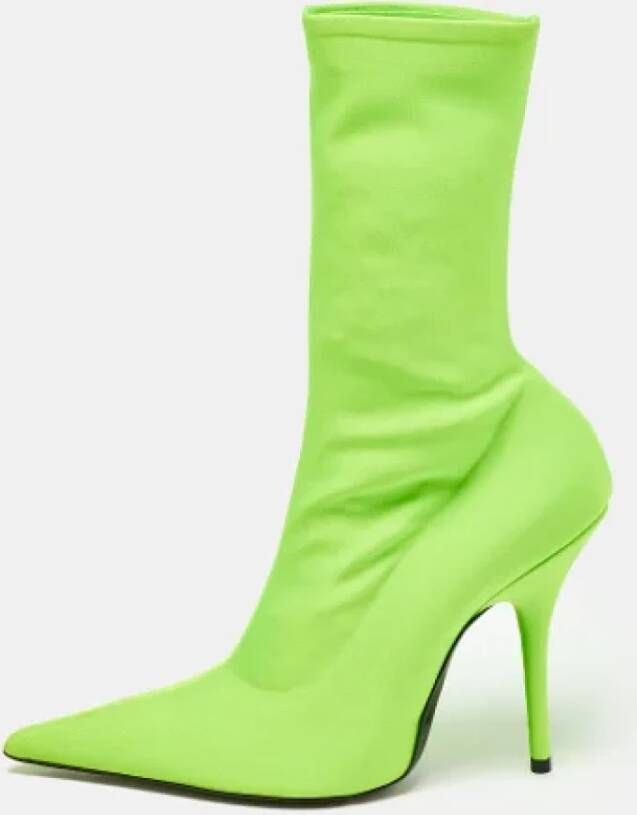 Balenciaga Vintage Pre-owned Nylon boots Green Dames