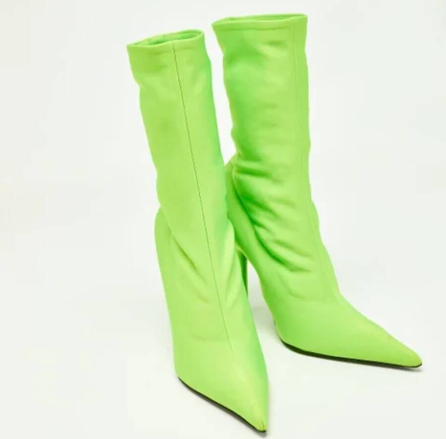 Balenciaga Vintage Pre-owned Nylon boots Green Dames