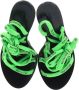 Balenciaga Vintage Pre-owned Nylon sandals Green Dames - Thumbnail 3