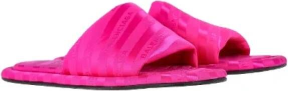 Balenciaga Vintage Pre-owned Nylon sandals Pink Dames