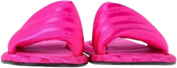 Balenciaga Vintage Pre-owned Nylon sandals Pink Dames