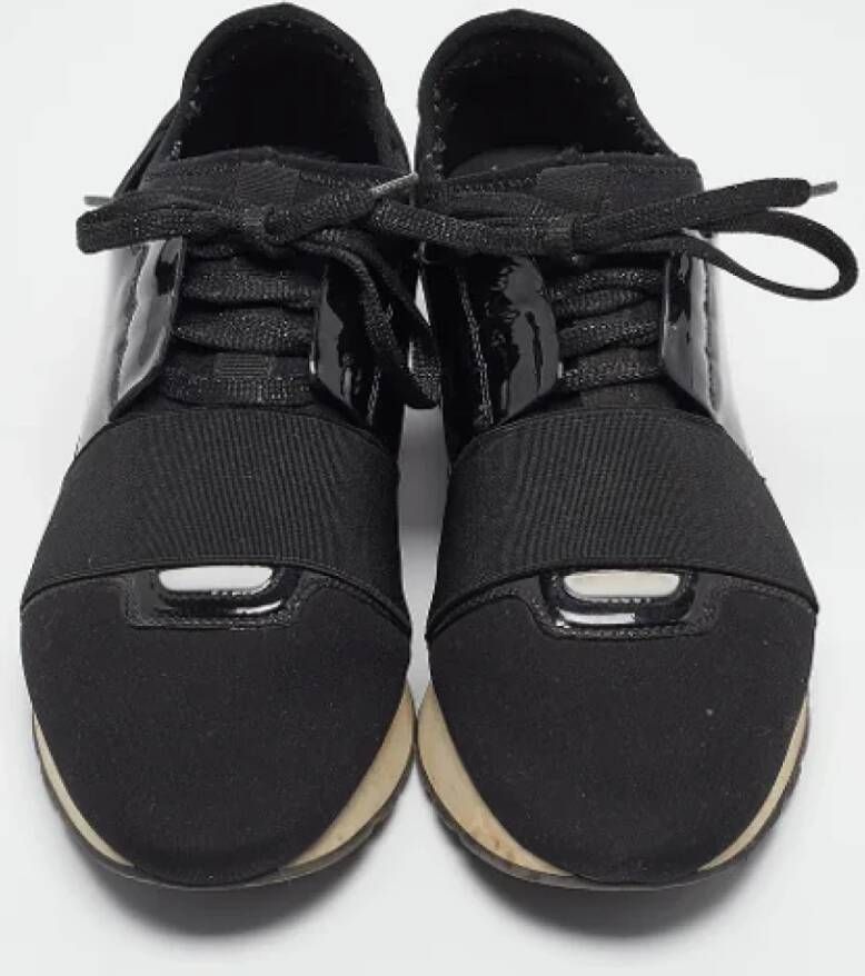 Balenciaga Vintage Pre-owned Nylon sneakers Black Dames