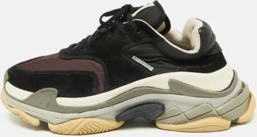 Balenciaga Vintage Pre-owned Nylon sneakers Black Heren