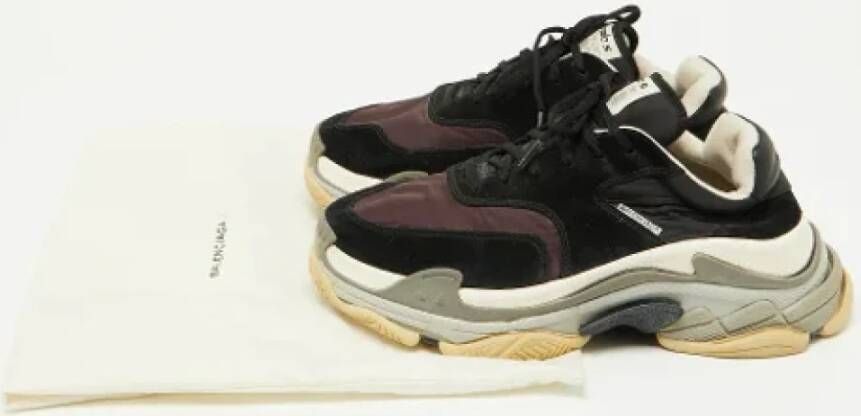 Balenciaga Vintage Pre-owned Nylon sneakers Black Heren