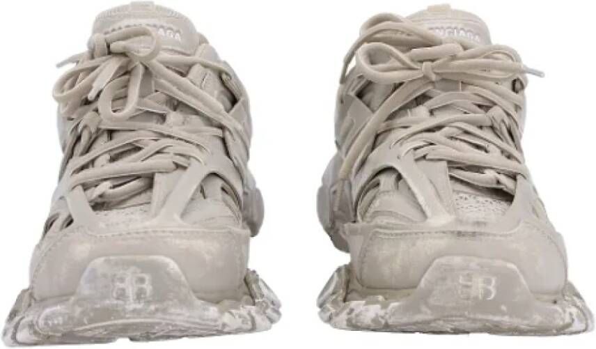 Balenciaga Vintage Pre-owned Plastic sneakers Beige Dames