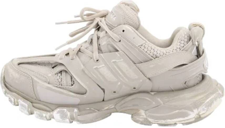 Balenciaga Vintage Pre-owned Plastic sneakers Beige Dames