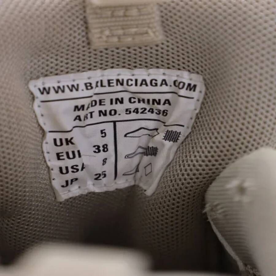 Balenciaga Vintage Pre-owned Plastic sneakers Beige Dames