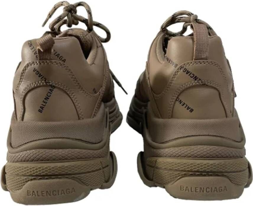 Balenciaga Vintage Pre-owned Plastic sneakers Beige Heren